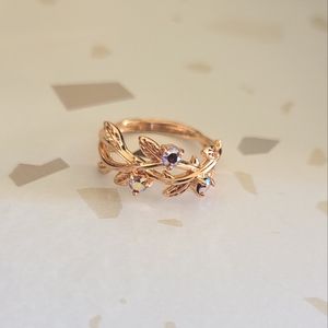 Leaf Ring Rose Gold